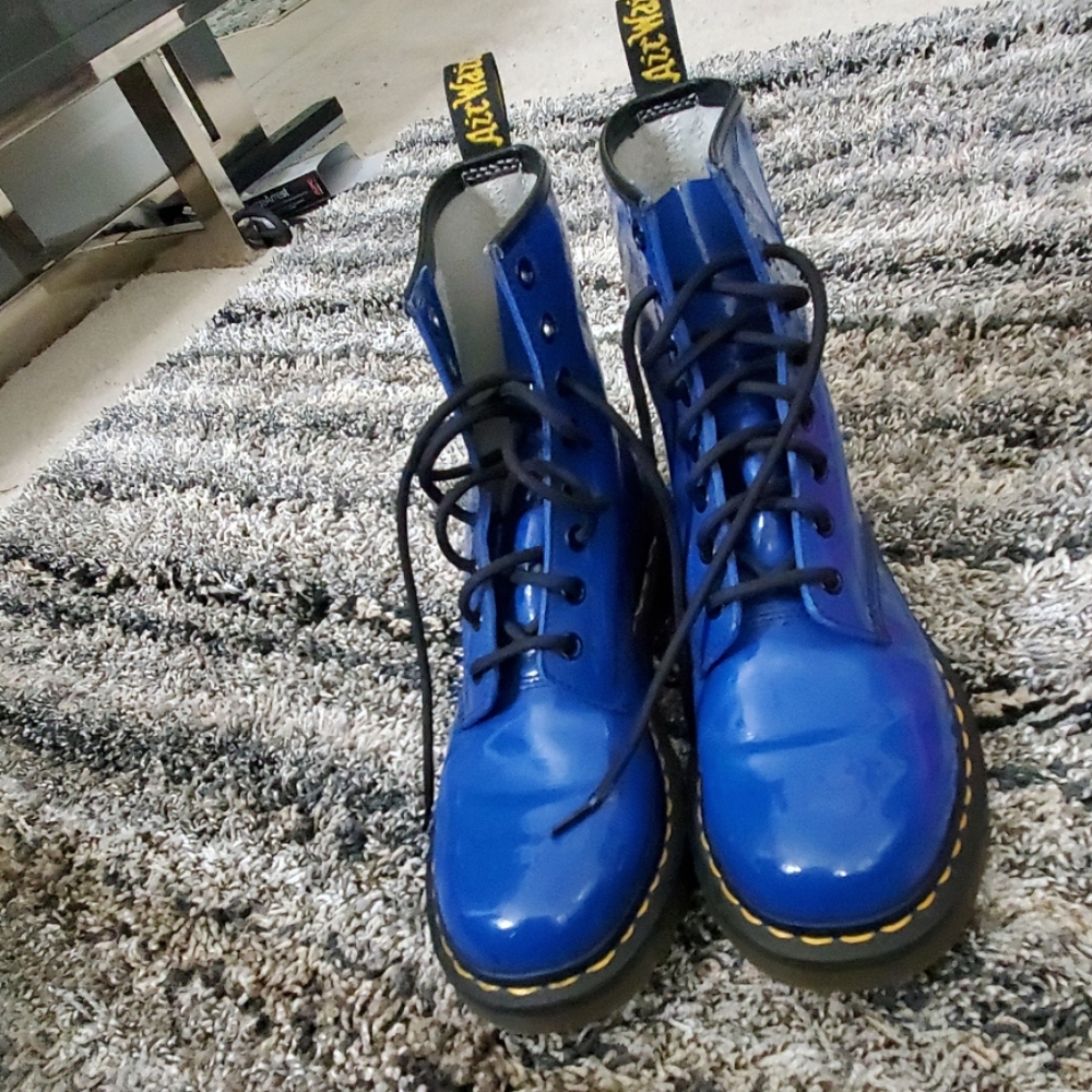 Blue Dr martens